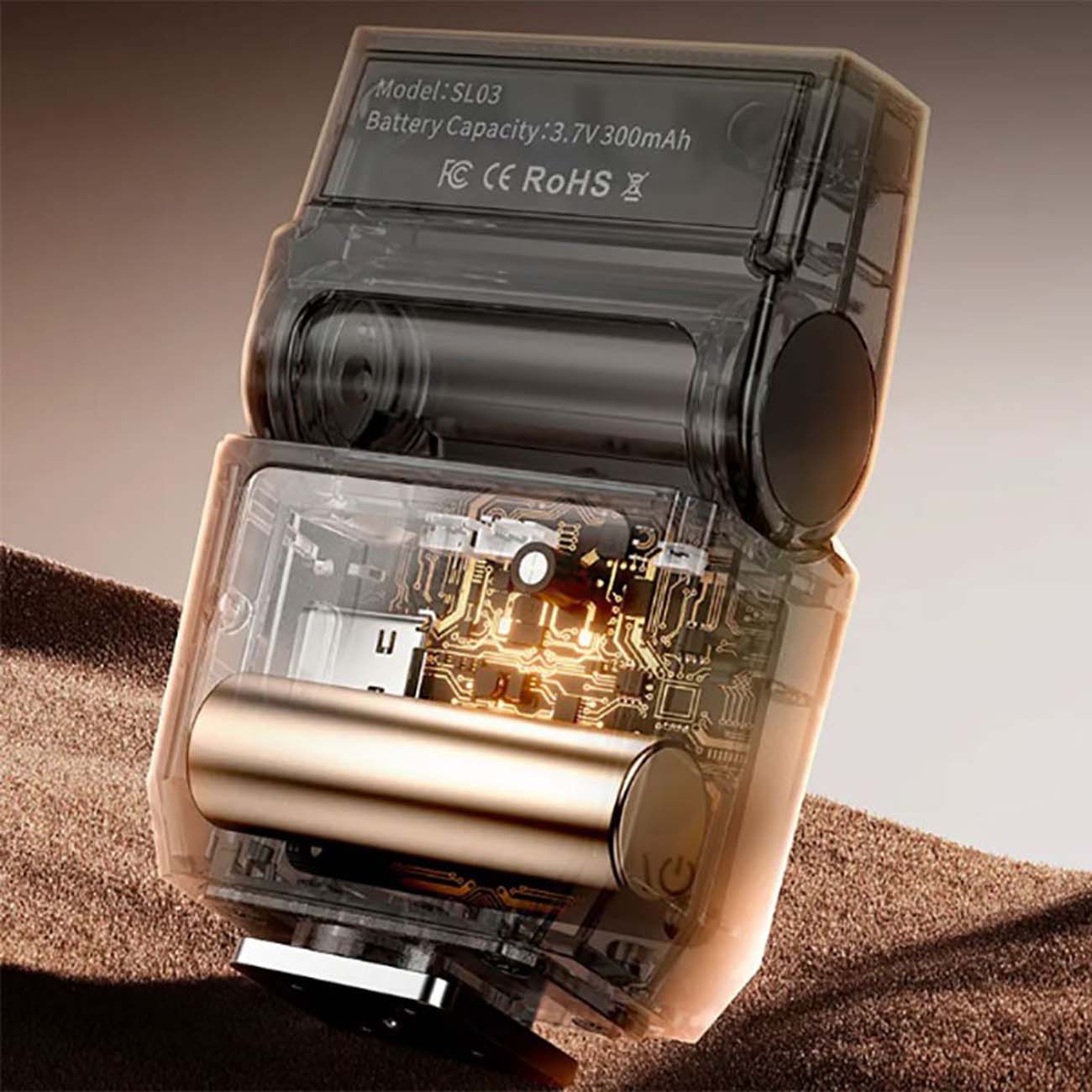 نمای کاربردی فلاش و نور ثابت رودوربینی اولانزی Ulanzi SL03 Spark Lite Camera Flash