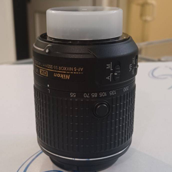 لنز دست دوم نیکون Nikon AF-S DX NIKKOR 55-200mm f/4-5.6G ED VR II (جعبه دارد)
