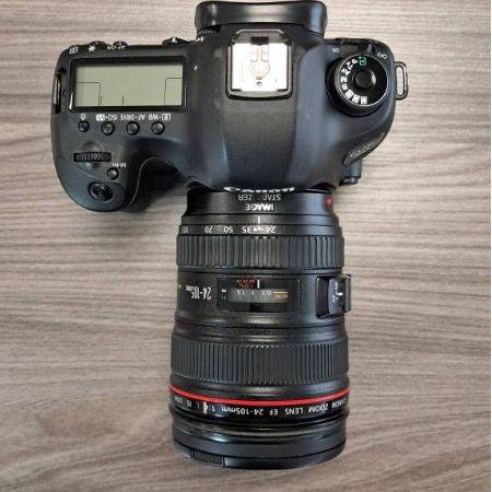 دوربین دست دوم عکاسی کانن Canon EOS 5D Mark III Kit 24-105mm f/4L IS USM (17000 شات)