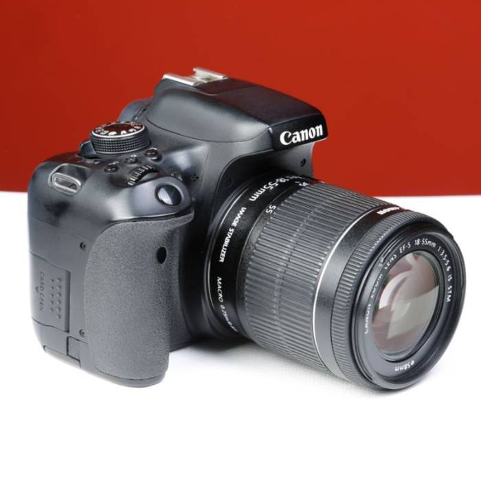 دوربین دست دوم عکاسی کانن Canon EOS 750D Kit 18-55mm f/3.5-5.6 IS STM (12000 شات)