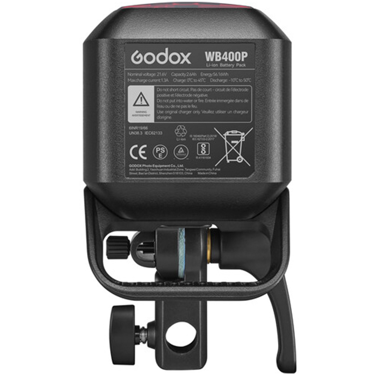 نمای پشت فلاش پرتابل گودکس Godox AD400Pro II All in One Outdoor Flash