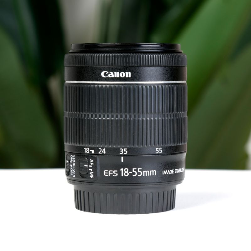 لنز دست دوم کانن Canon EF-S 18-55mm f/3.5-5.6 IS STM No Box (جعبه ندارد)