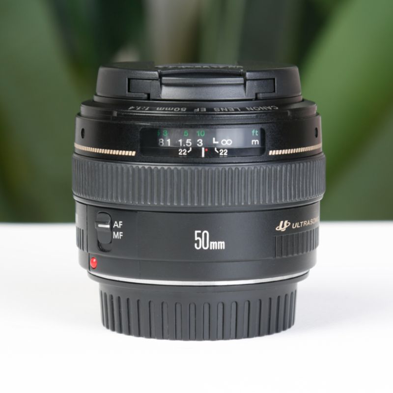 لنز دست دوم کانن Canon EF 50mm f/1.4 USM Lens (جعبه دارد)