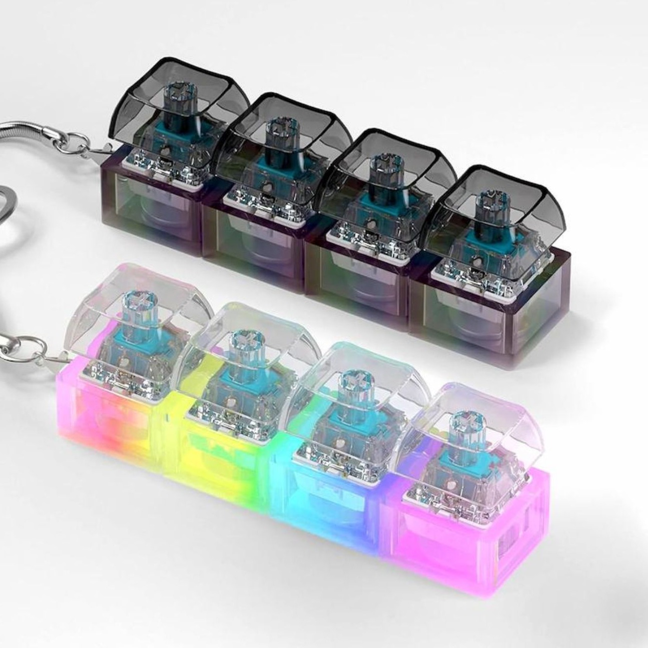 فیجت کیبورد Fidget Keyboard Switch Toy Keychain