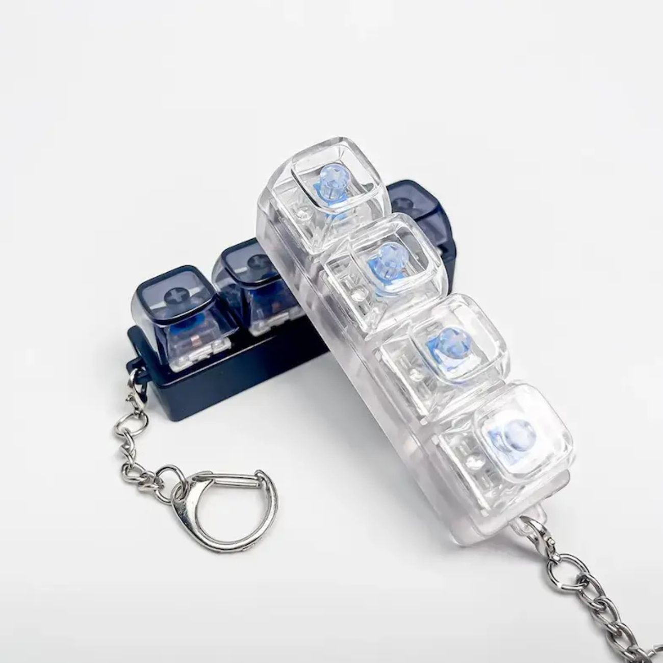 نما از بالا فیجت کیبورد ضد استرس Fidget Keyboard Switch Toy Keychain