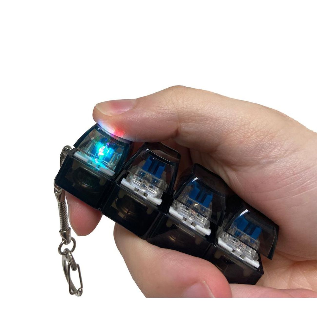 نما روبرو فیجت کیبورد ضد استرس Fidget Keyboard Switch Toy Keychain
