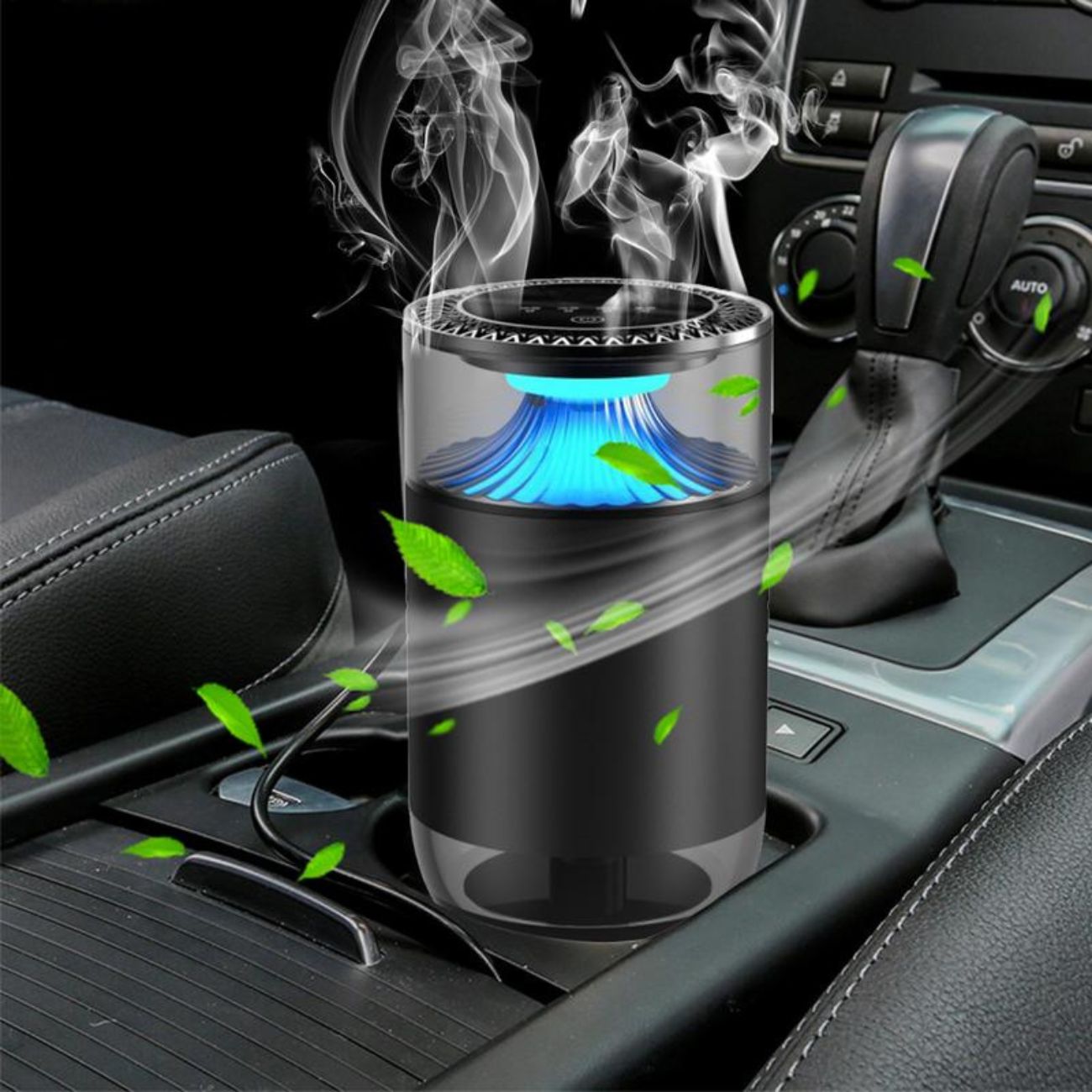نما در حال استفاده خوشبوکننده شارژی هوشمند Smart Capsule Car Air Freshener