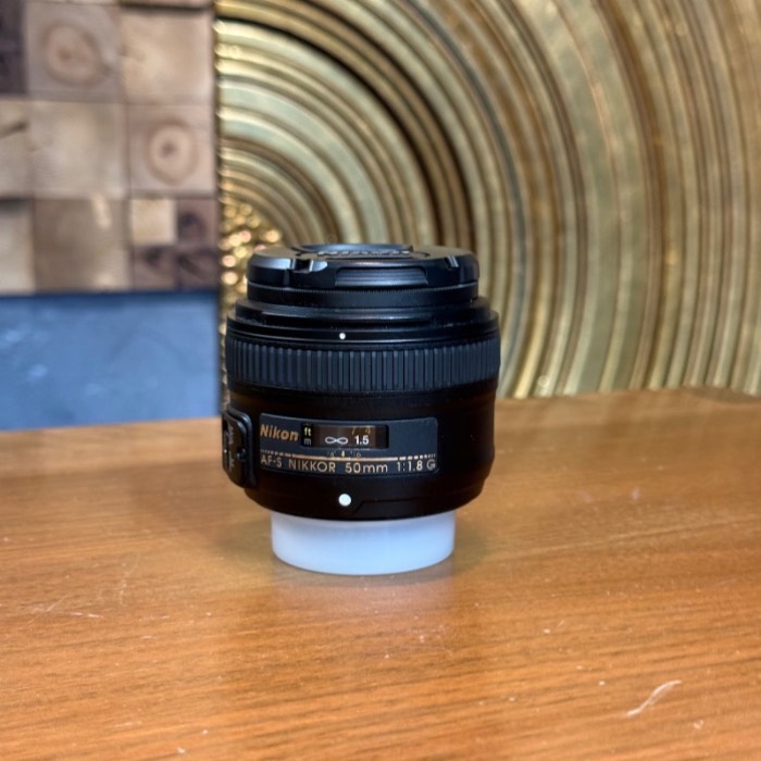 لنز دست دوم Nikon AF-S NIKKOR 50mm f/1.8G Lens (جعبه دارد)