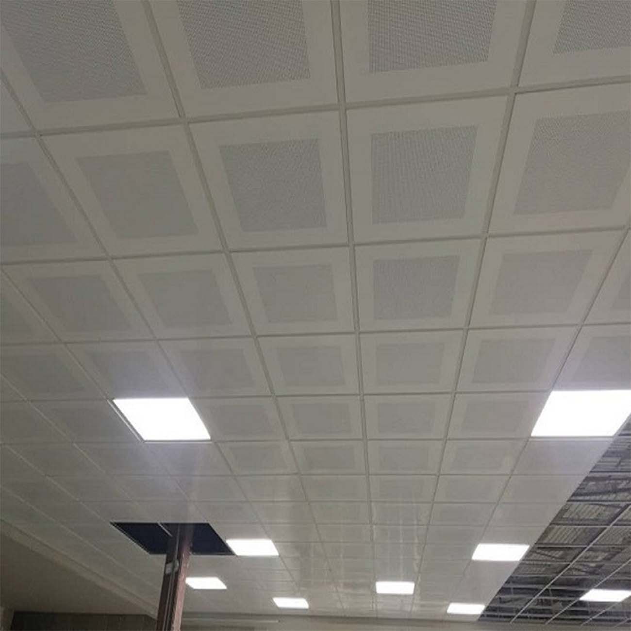 نمای کاربردی پنل سقفی 90 وات سفید طبیعی Ceiling Panel 90w 60x60 cm 4000K White