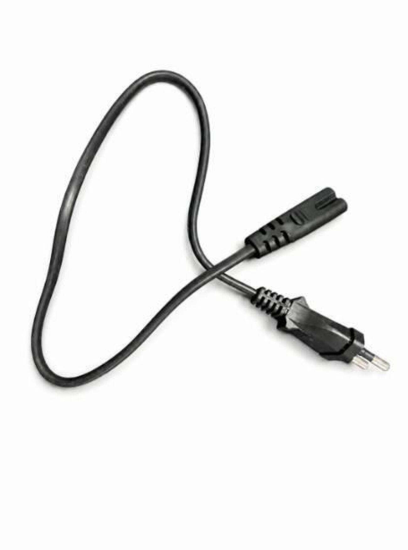 Three pin laptop adapter power cable