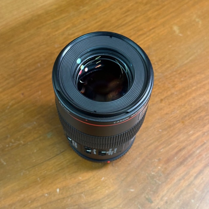 لنز دست دوم کانن Canon EF 100mm f/2.8L Macro IS USM (جعبه دارد)
