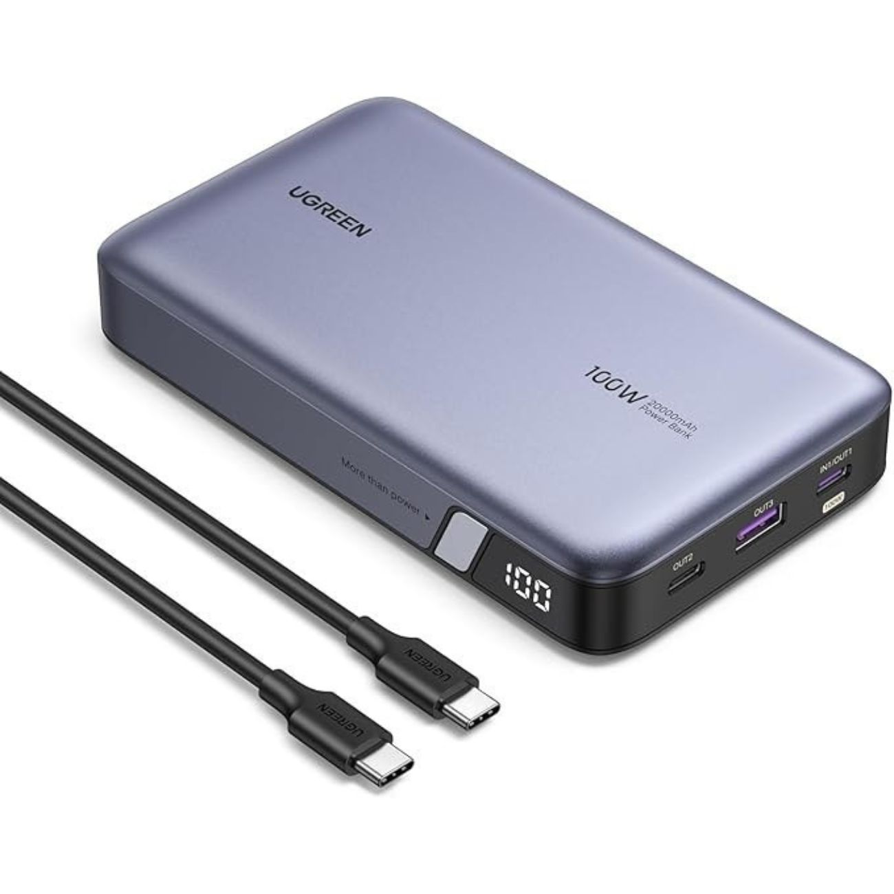 نمای کلی پاوربانک یوگرین UGREEN PB720 Nexode 100W 20000mAh Power Bank