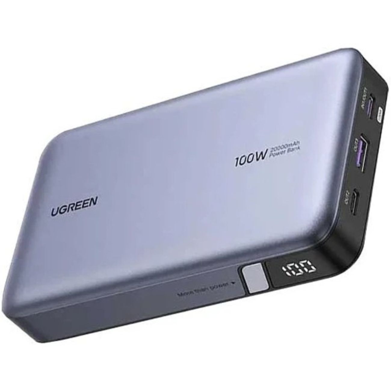 نمای جانبی پاور بانک یوگرین UGREEN PB720 Nexode 100W 20000mAh Power Bank