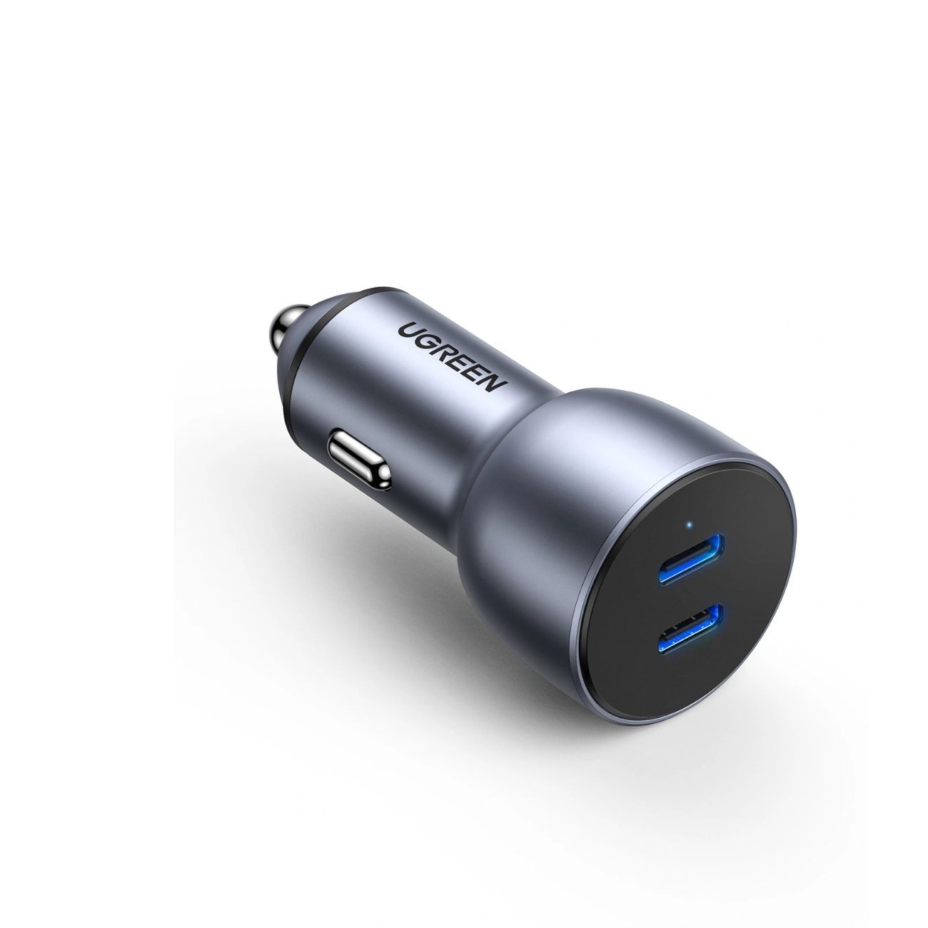 شارژر فندکی ۶۰ وات یوگرین UGREEN CD213 60W Dual USB-C PD Car Charger