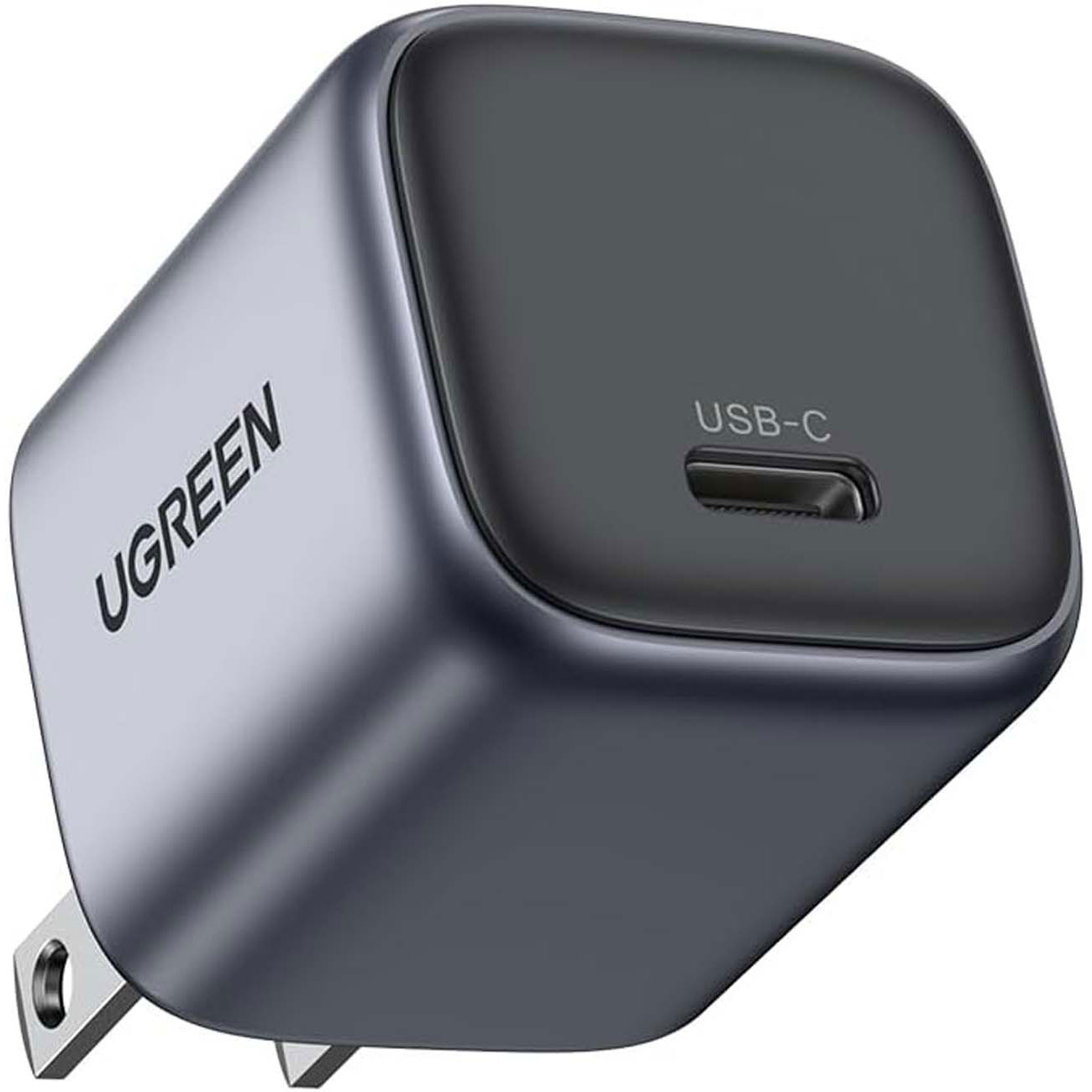 نمای نزدیک شارژر دیواری یوگرین UGREEN CD319 Nexode 30W GaN USB-C Wall Charger