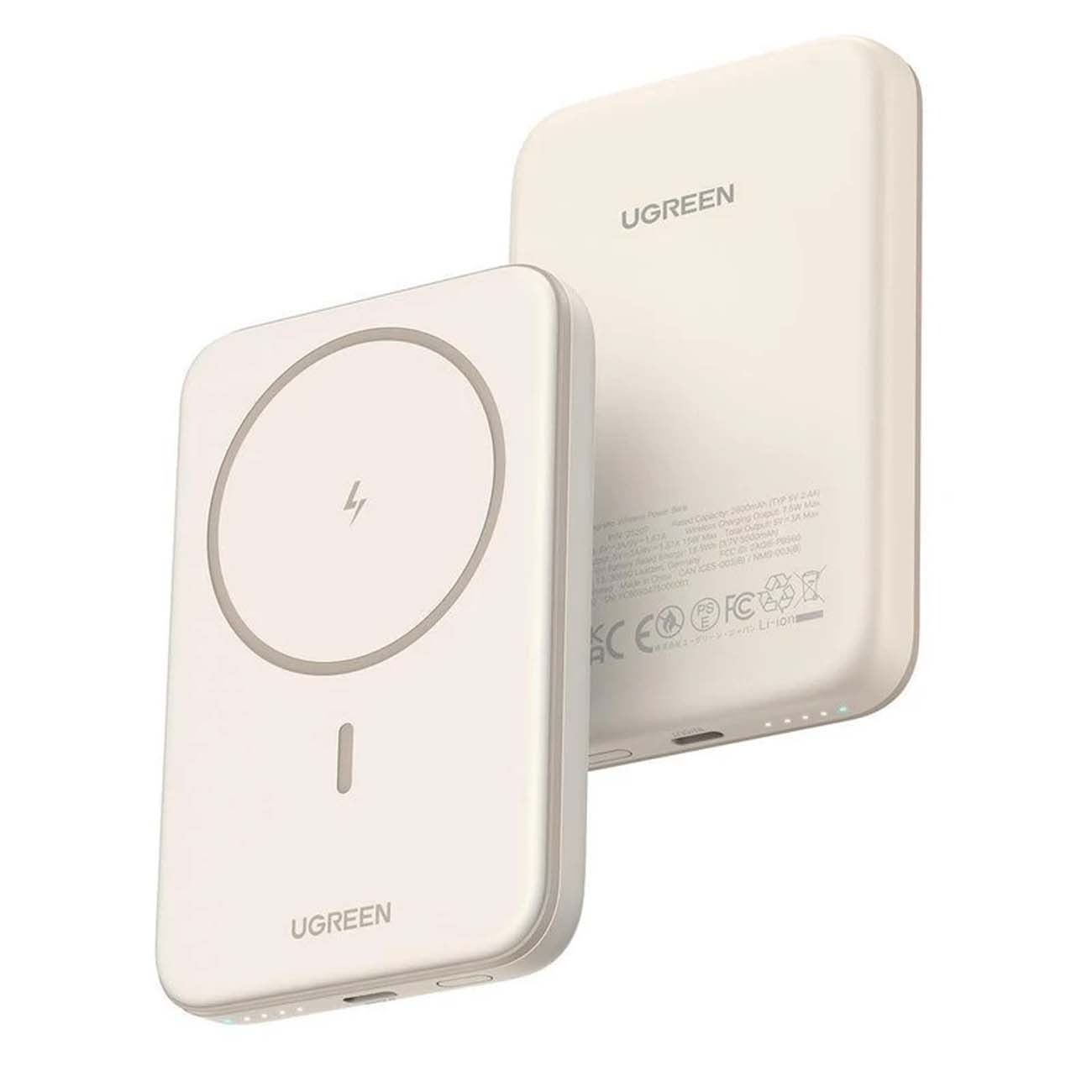 پاوربانک یوگرین UGREEN PB560 5000mAh Wireless Magnetic Power Bank