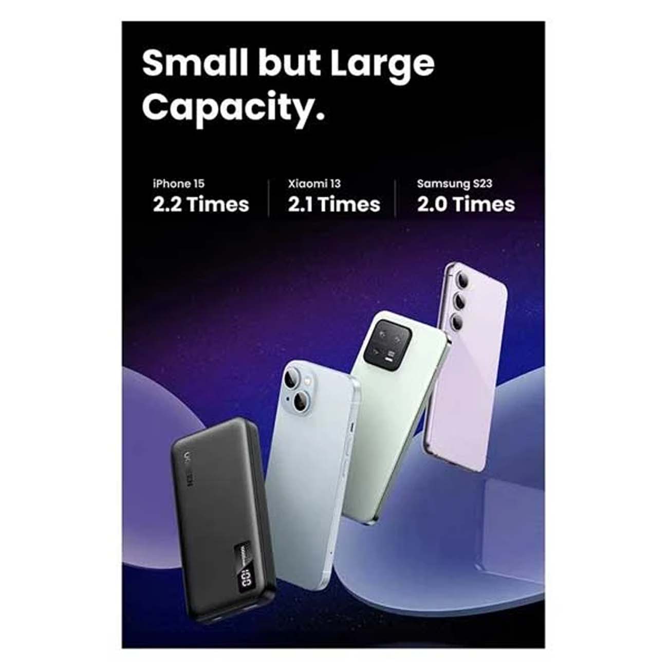 نمای رنگبندی پاوربانک یوگرین UGREEN PB311 10000mAh Two-Way Fast Charging Power Bank