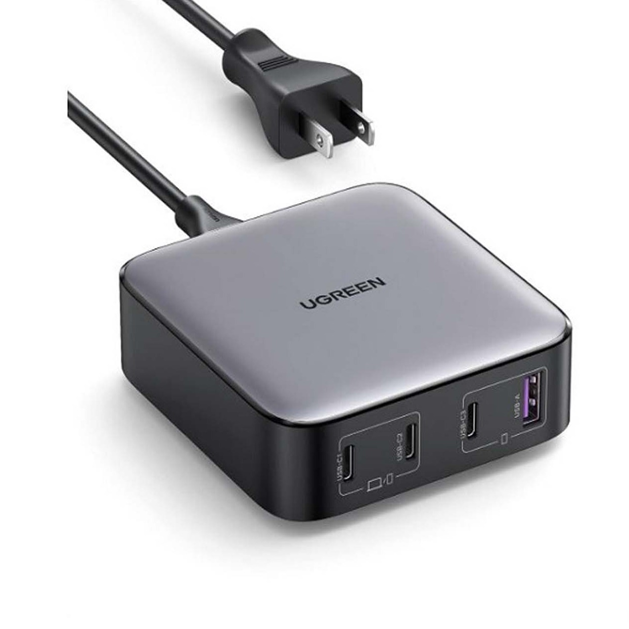 شارژر رومیزی یوگرین UGREEN CD328 Nexode 100W GaN Desktop Charger