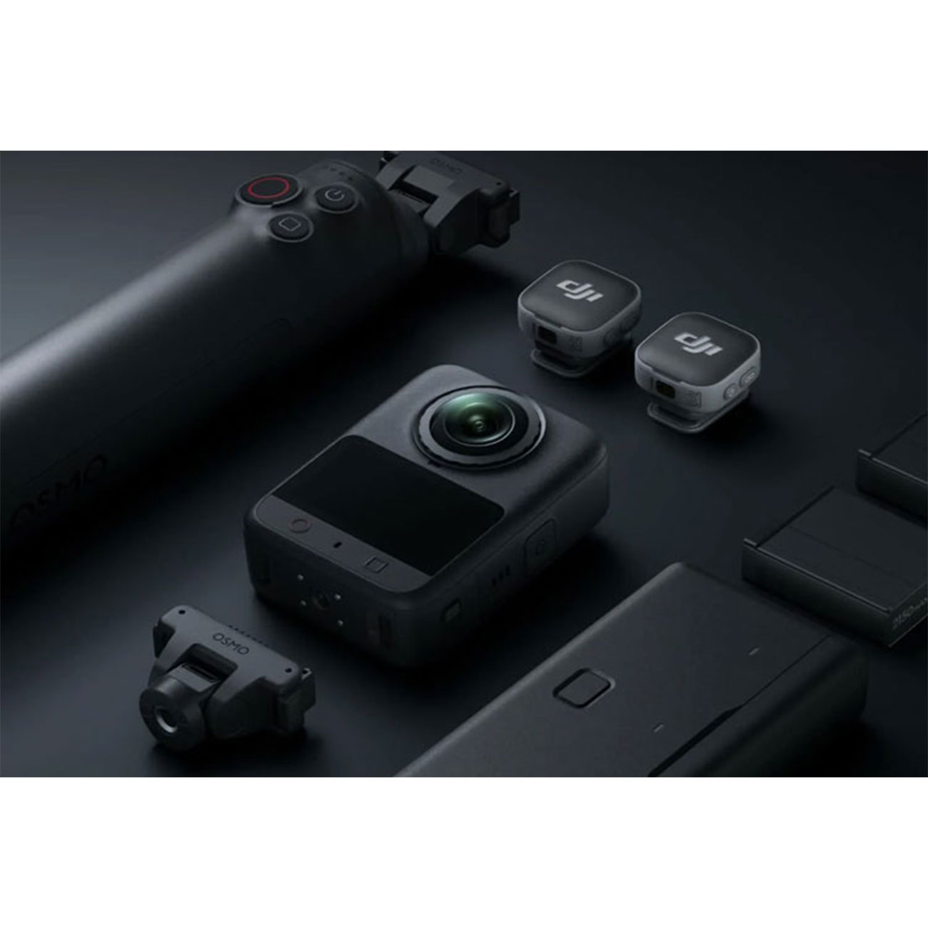 نمای کاربردی دوربین اسمو پاکت دی‌جی‌آی DJI Osmo 360 II 8K Panoramic Action Camera