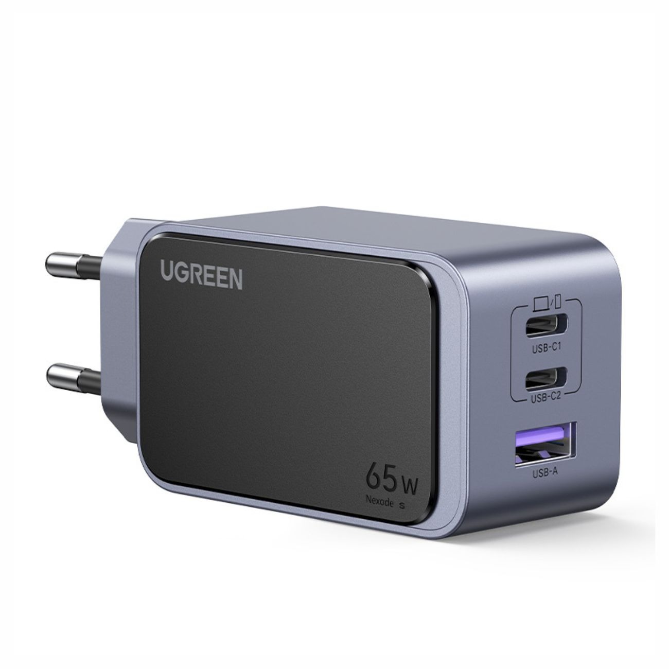 شارژر دیواری یوگرین UGREEN Nexode S X553–65W GaN 3-Port Charger