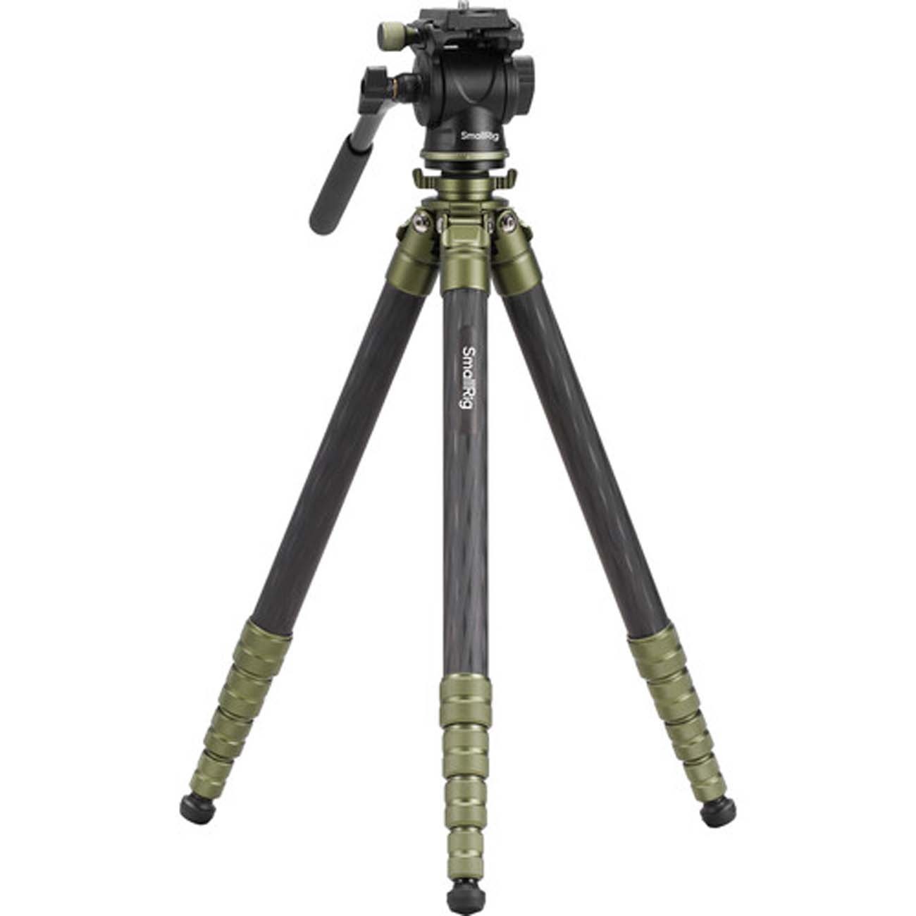 سه‌پایه اسمال ریگ SmallRig 6599 Ultra-Light Travel Video Carbon Fiber Tripod with Fluid Head