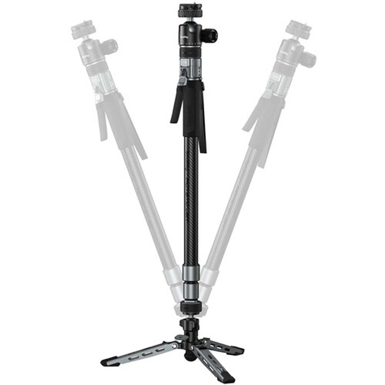 نمای کاربردی تک پایه اسمال ریگ SmallRig 6285 x Potato Jet TRIBEX PRO X-Clutch Hydraulic Monopod
