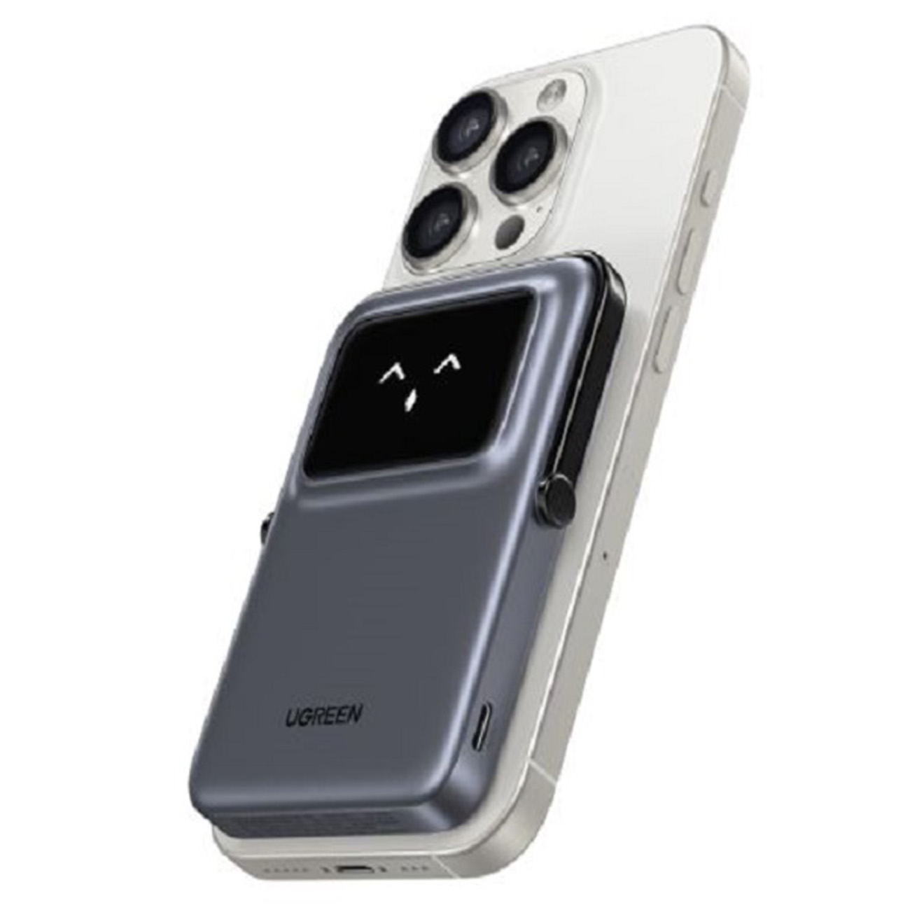 اتصال پاوربانک یوگرین UGREEN PB571 Uno 5000mAh 20W MagSafe Power Bank