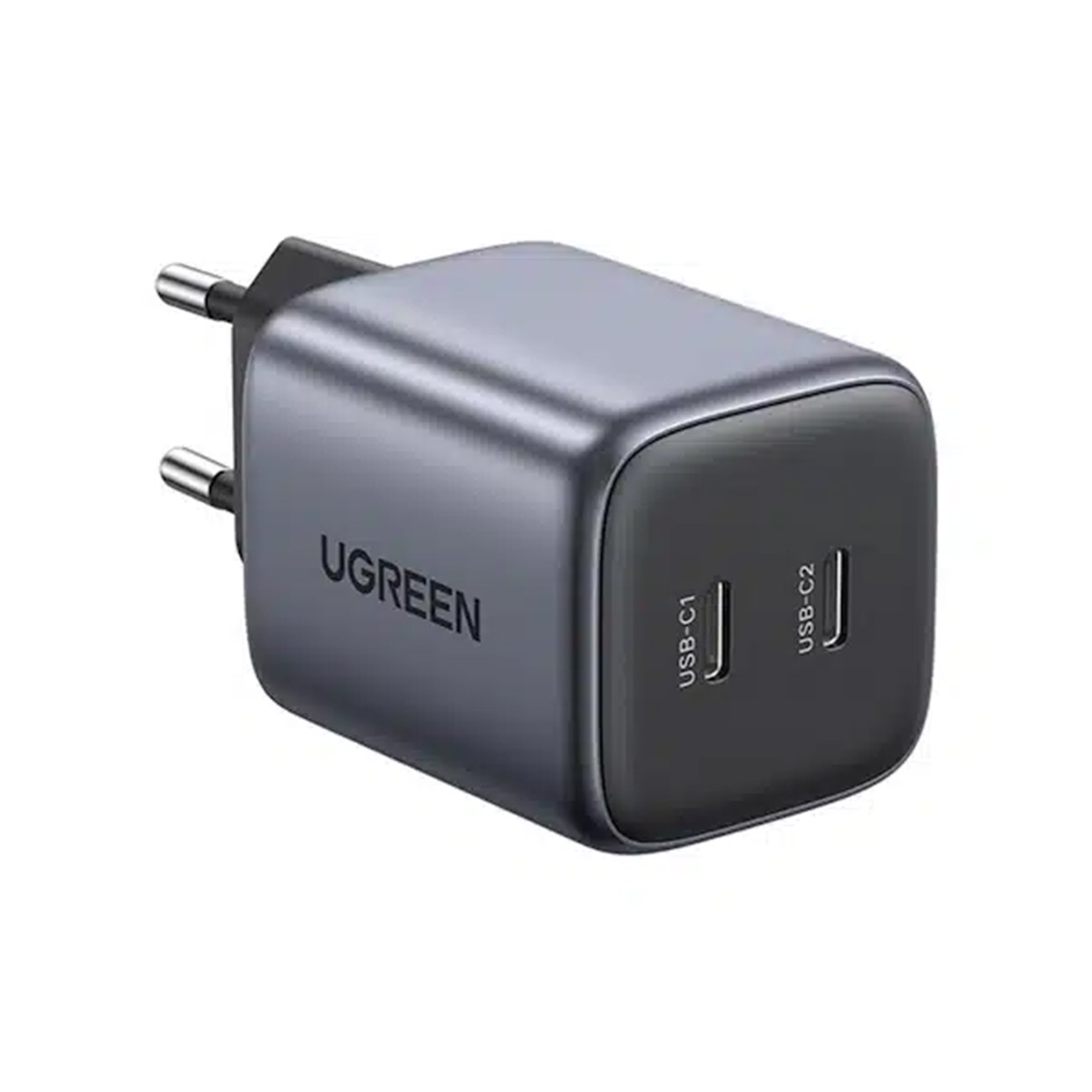 نمای مشکی شارژر دیواری یوگرین UGREEN CD294 Nexode 45W GaN USB-C Wall Charger