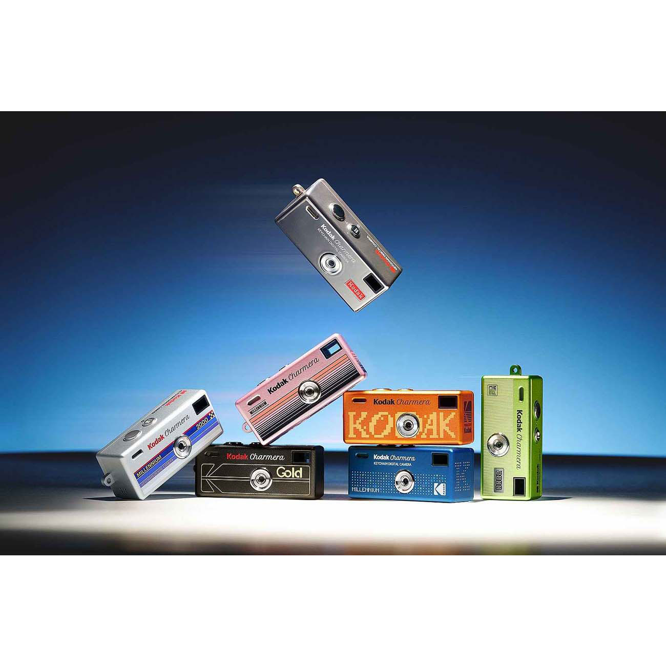 نمای رنگبندی دوربین دیجیتال کلیدی کداک KODAK Millennium Charmera Keychain Digital Camera