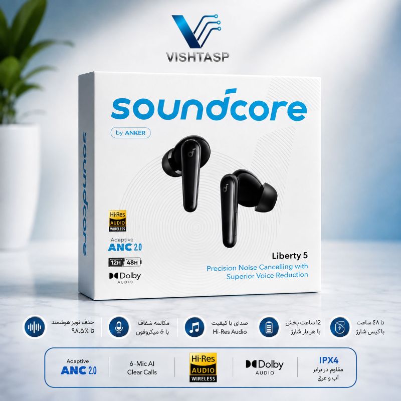 هدفون بلوتوثی انکر Anker Bluetooth Handsfree Liberty 5