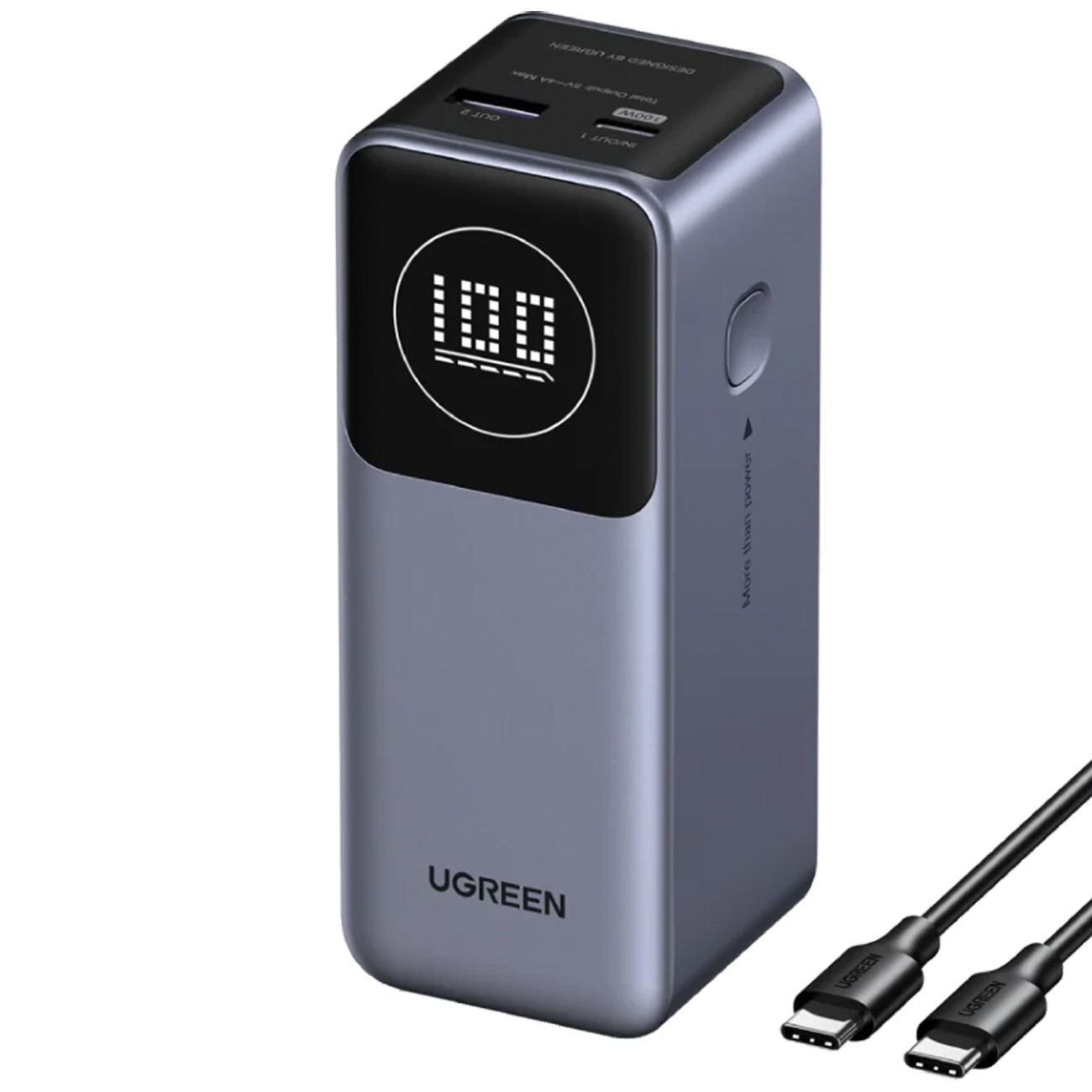 پاوربانک یوگرین UGREEN PB724 Nexode 100W 12000mAh Power Bank