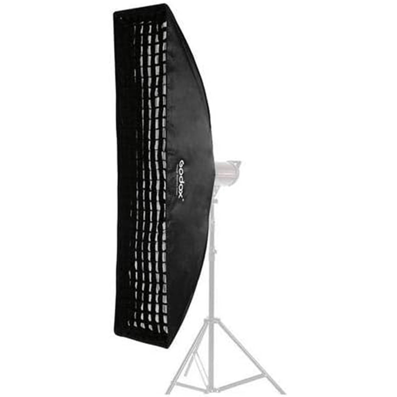 نمای جانبی از سافت باکس گودکس Godox SB-FW40180 40x180cm softbox with Grid