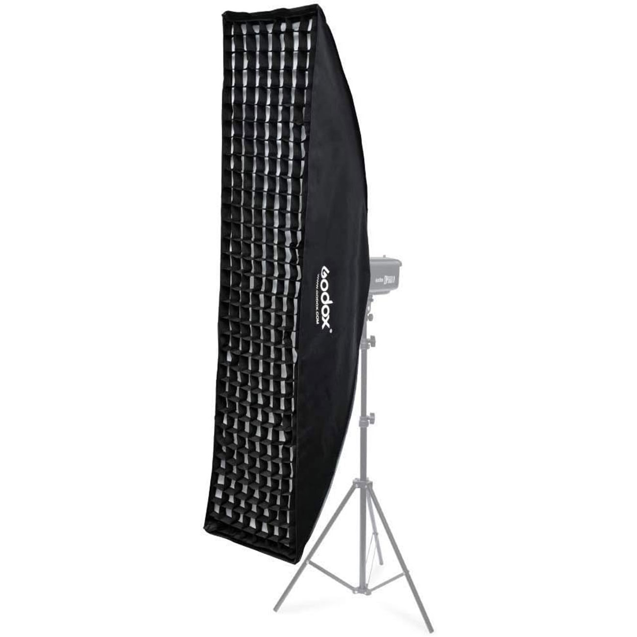 نمای جانبی سافت باکس مستطیلی گودکس Godox SB-FW40180 40x180cm softbox with Grid