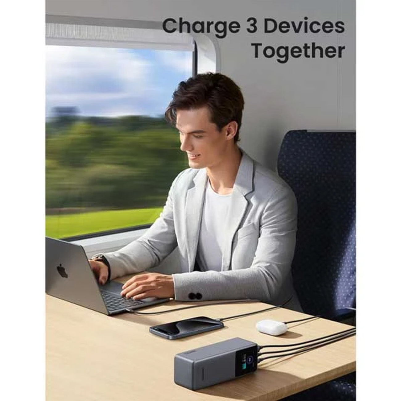 کاربرد پاوربانک یوگرین UGREEN PB722 Nexode 25000mAh 200W Power Bank