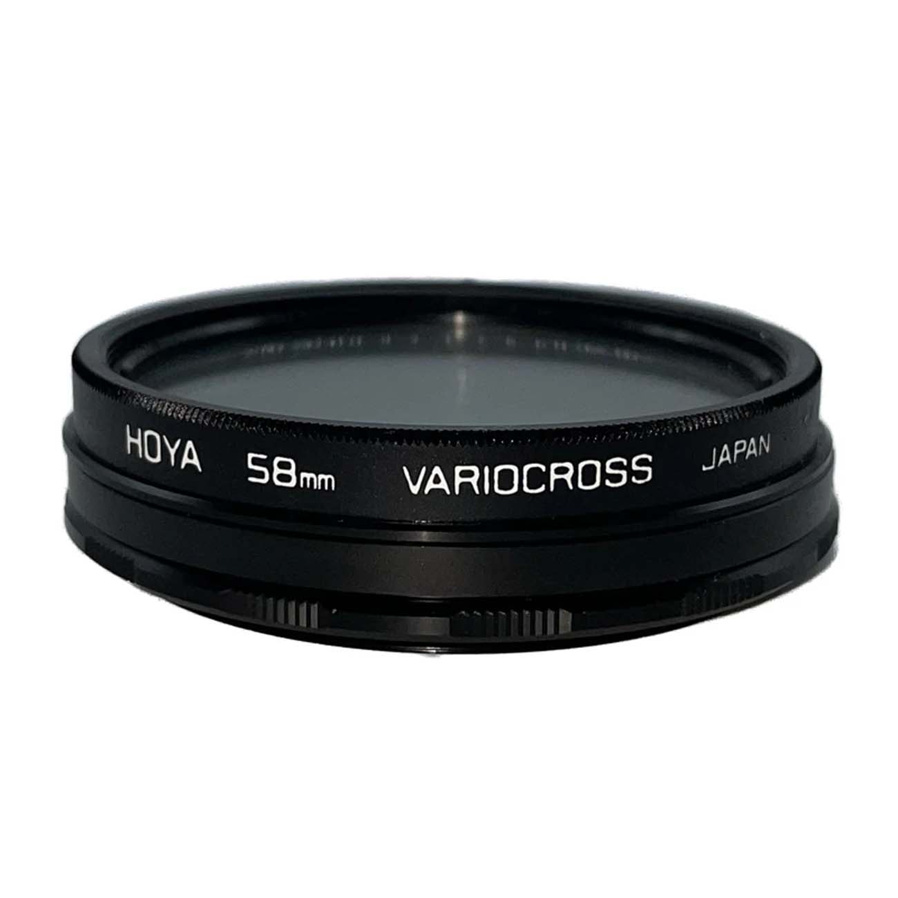 نمای روبه رو فیلتر لنز هویا Hoya Variable Star Variocross 2&4 58mm Filter