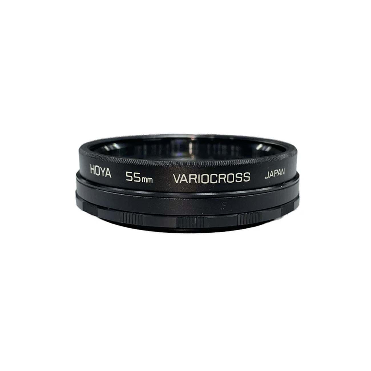 نمای روبه رو فیلتر لنز هویا Hoya Variable Star VarioCross 2&4 55mm Filter