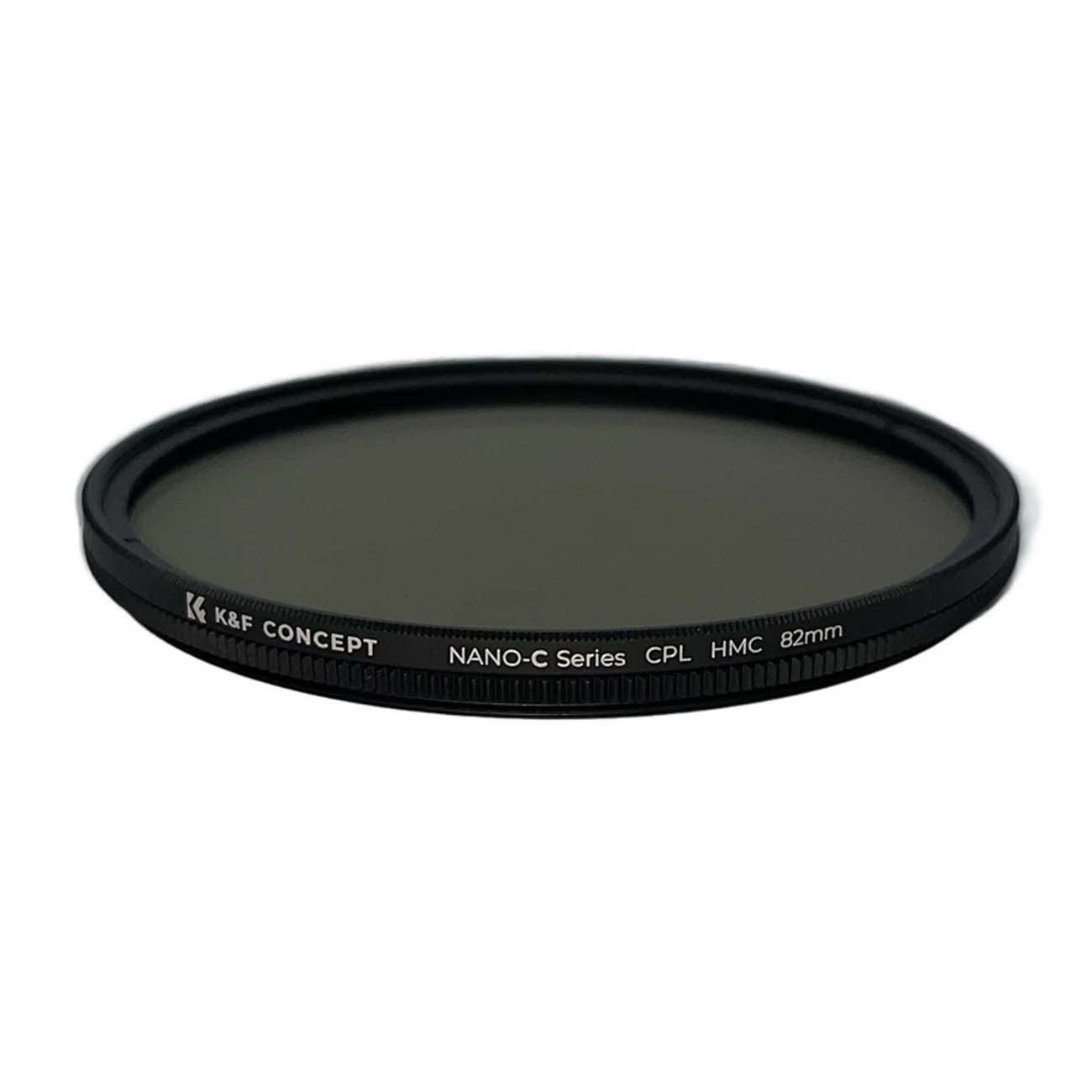فیلتر لنز کی اند اف K&F Concept C-PL HMC Series-C 82mm Circular Polarizing Filter