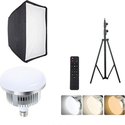 کیت نورپردازی سافت باکس 150 وات با سه پایه | Softbox Lighting Kit 150W