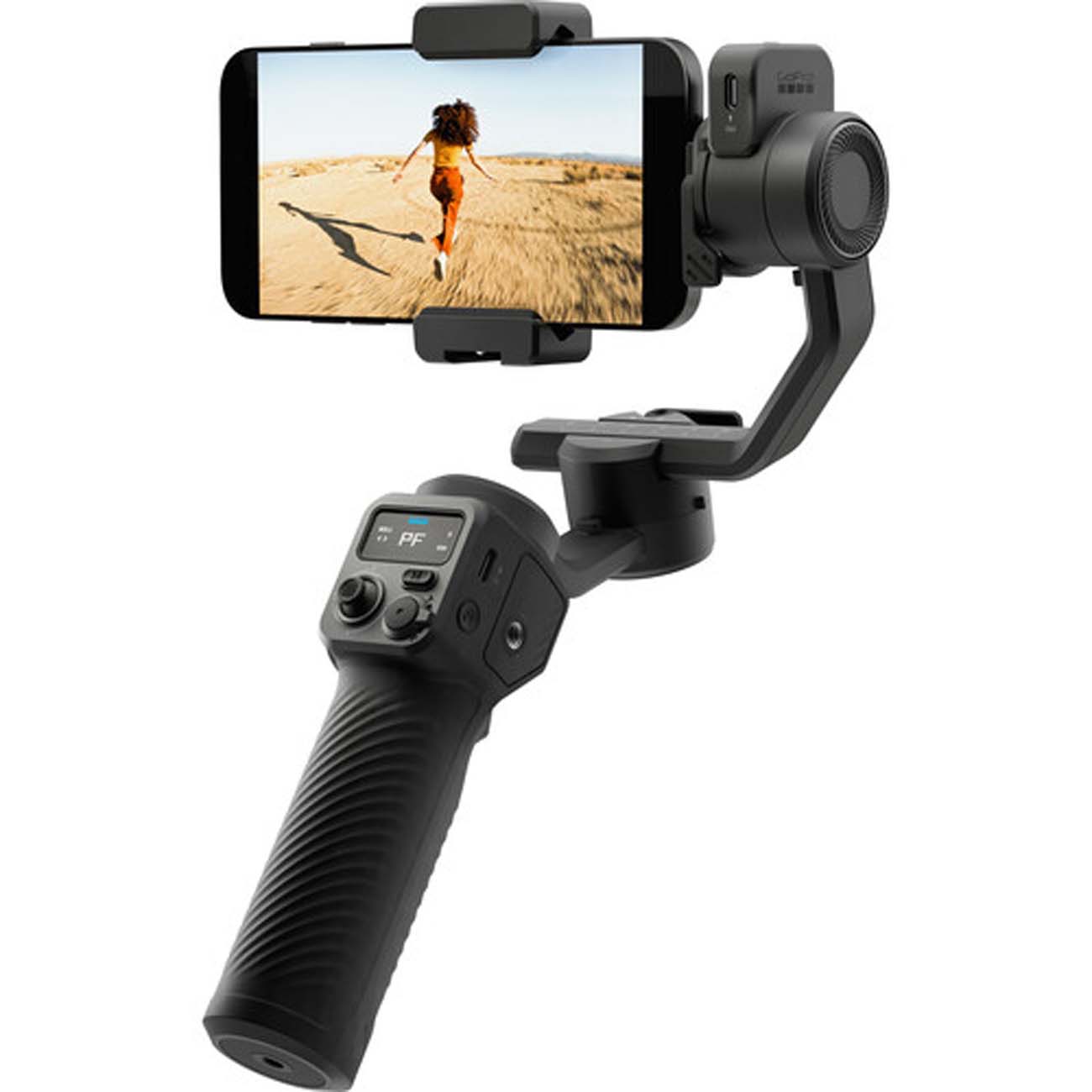 نمای جانبی از گیمبال گوپرو GoPro Fluid Pro AI Multi-Device Gimbal Stabilizer With AI Tracking