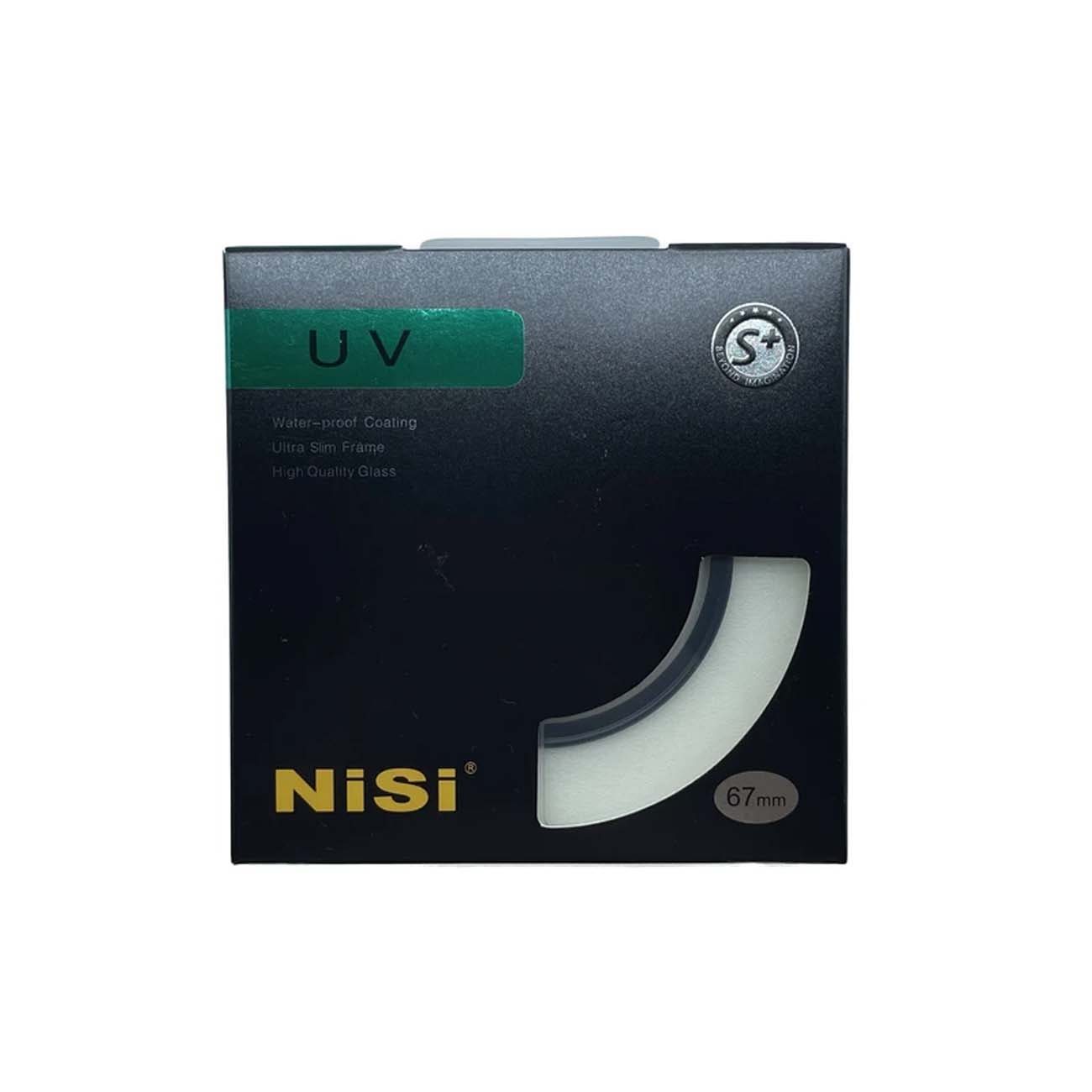 نمای جعبه فیلتر لنز نیسی NiSi UV S+ 67MM Filter