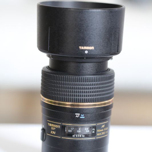 لنز دست دوم لنز ماکرو تامرون Tamron 90mm f2.8 macro For Canon (جعبه ندارد)