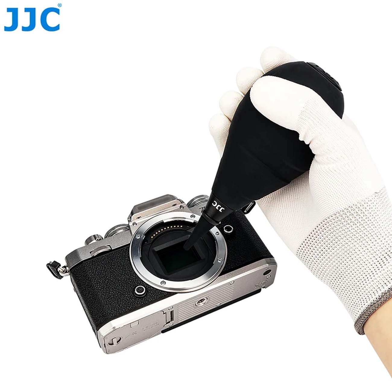 نمای کاربردی از دمنده جی جی سی JJC Professional Dust-Free Air Blower