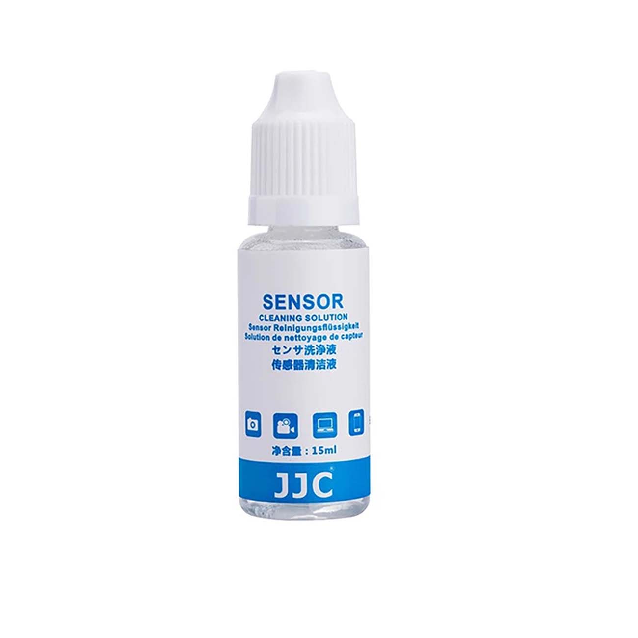 نمای روبه رو مایع تمیزکننده لنز جی جی سی JJC CL-CS15 15ml Lens and Sensor Cleaning Solution