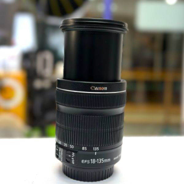لنز دست دوم کانن Canon EF-S 18-135mm f/3.5-5.6 IS STM No Box (جعبه ندارد)