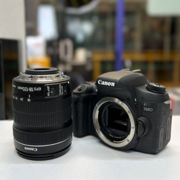 دوربین دست دوم عکاسی کانن Canon EOS 760D Kit 18-135mm f/3.5-5.6 IS STM (9900 شات)