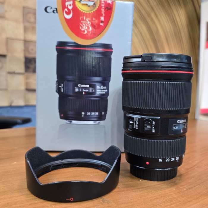 لنز دست دوم کانن Canon EF 16-35mm f/4L IS USM (جعبه دارد)