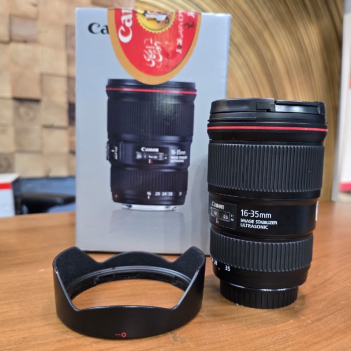 لنز دست دوم کانن Canon EF 16-35mm f/4L IS USM (جعبه دارد)