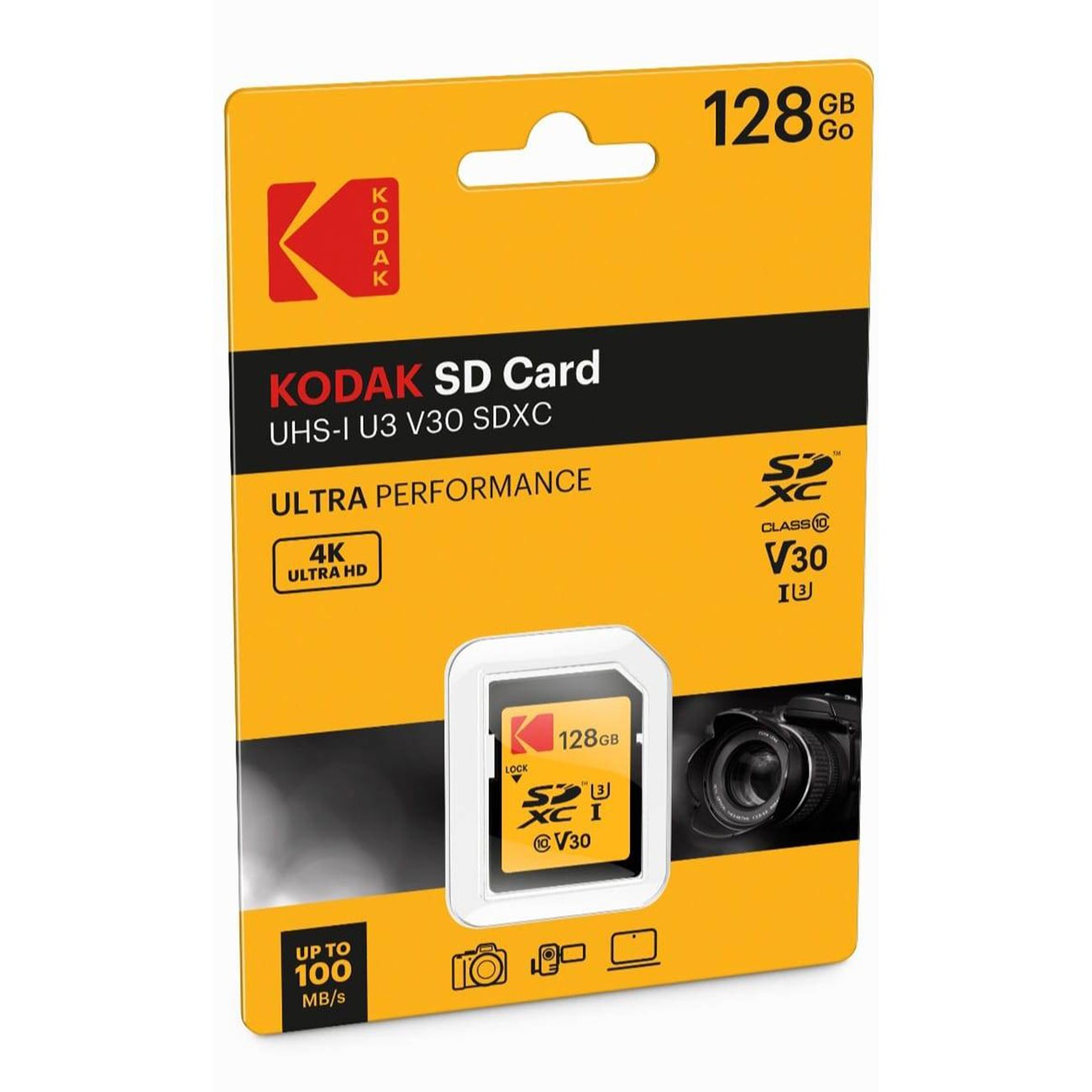 کارت حافظه کداک Kodak Ultra 128GB UHS-I U3 V30 Memory Card