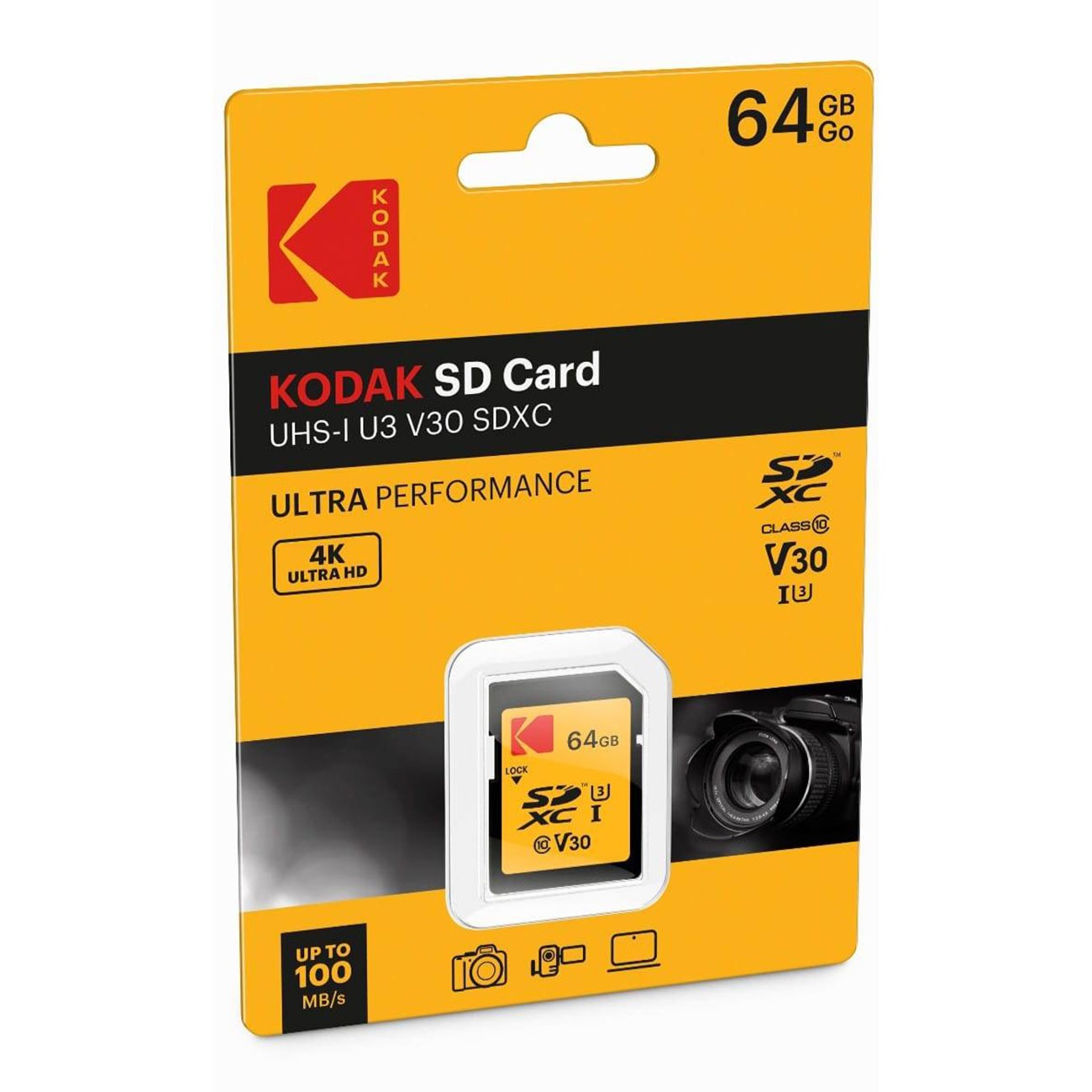 کارت حافظه کداک Kodak Ultra 64GB UHS-I U3 V30 Memory Card