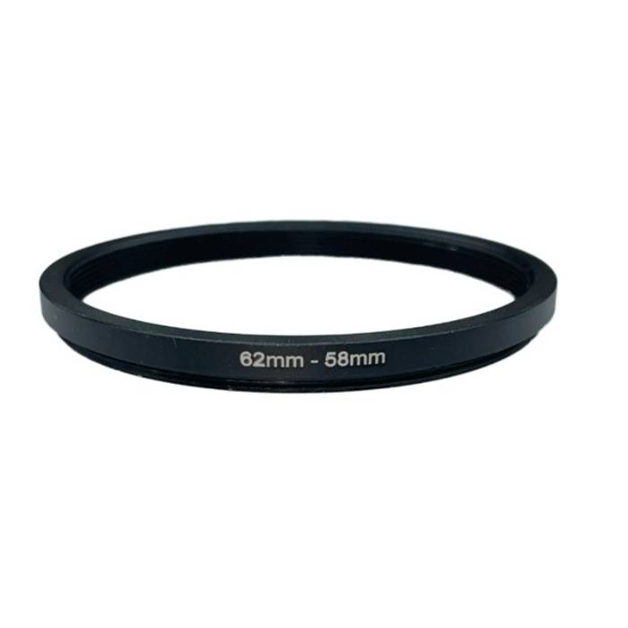 رینگ تبدیل دهانه لنز Step-Down 62 TO 58 MM Adapter Ring